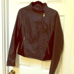 Cropped Pleather jacket